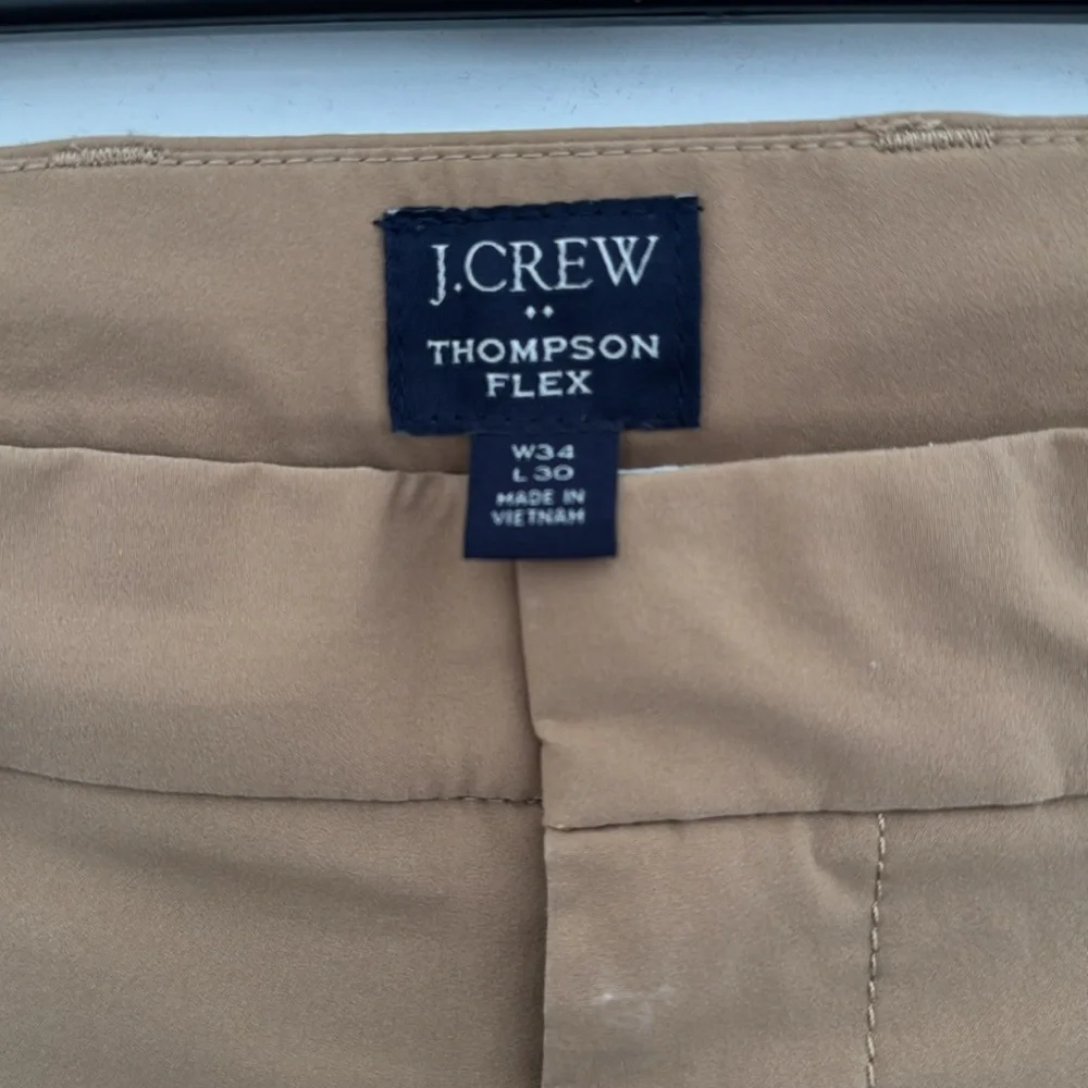 J. Crew Men's Chinos in Camel Brown